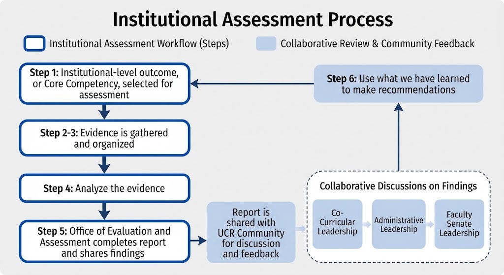Institutional-level assessment diagram